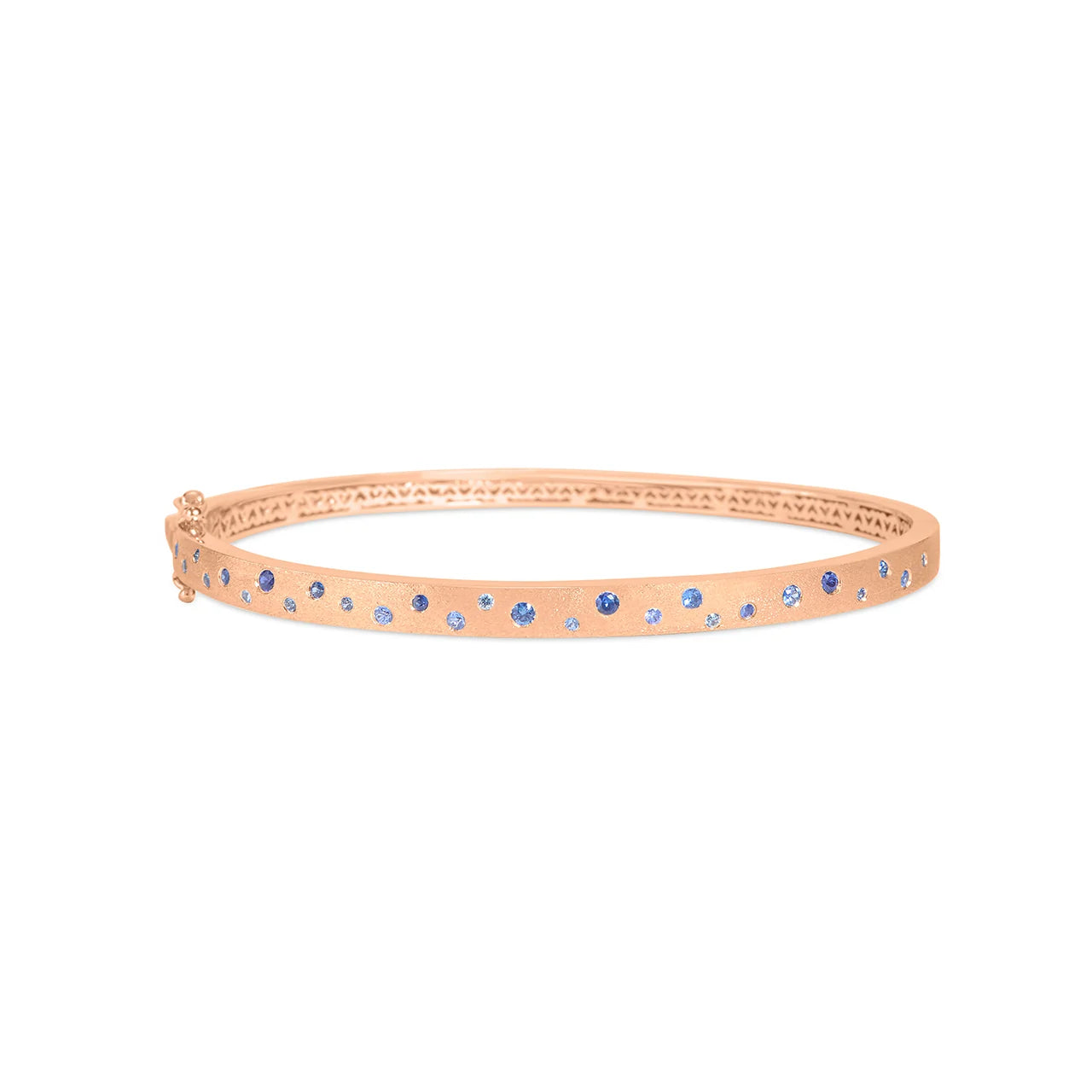 Sapphire Scatter Flush Bangle