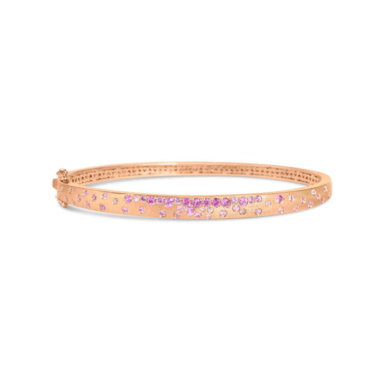 Pink Sapphire & Ruby Confetti 5mm Bangle