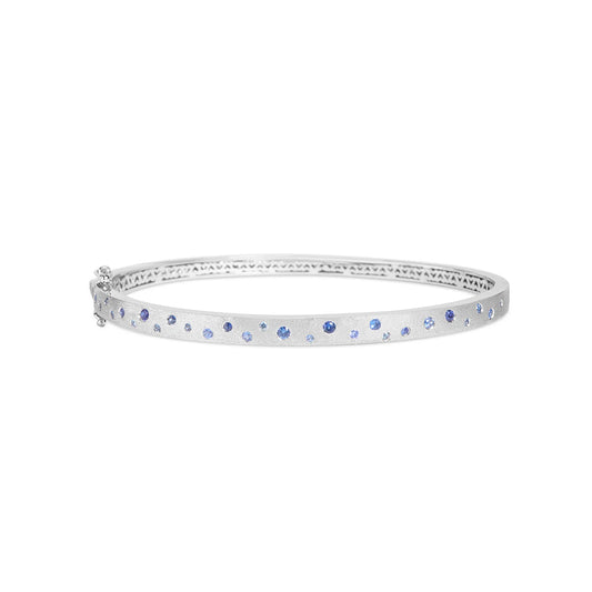 Sapphire Scatter Flush Bangle