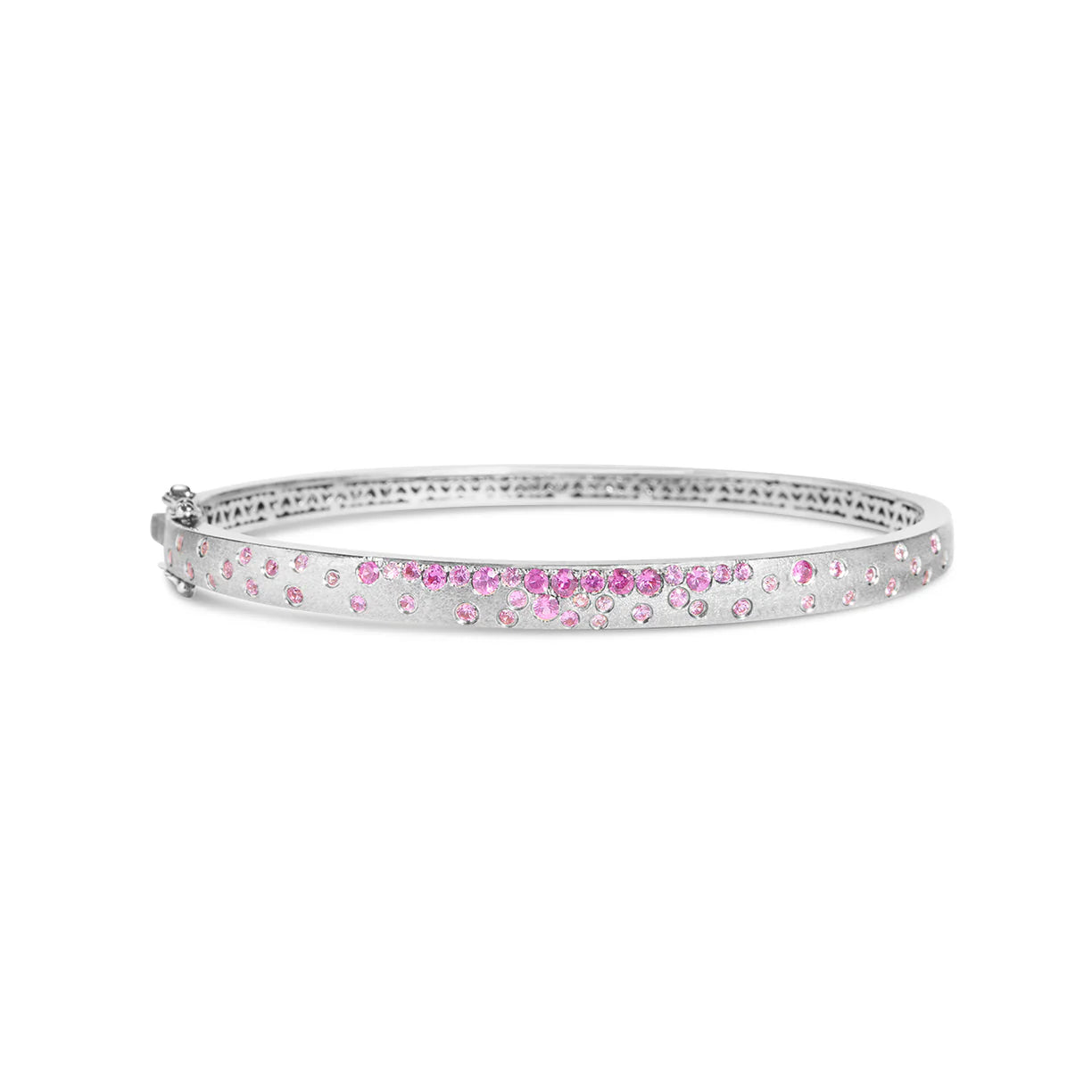 Pink Sapphire & Ruby Confetti 5mm Bangle