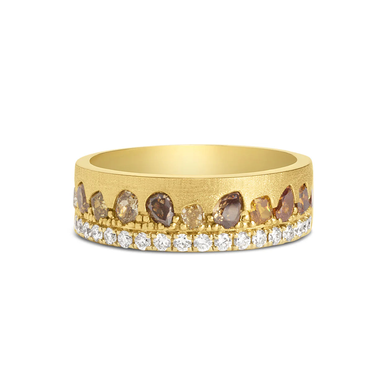 Fancy Diamond Confetti Stack 6mm Cigar Band