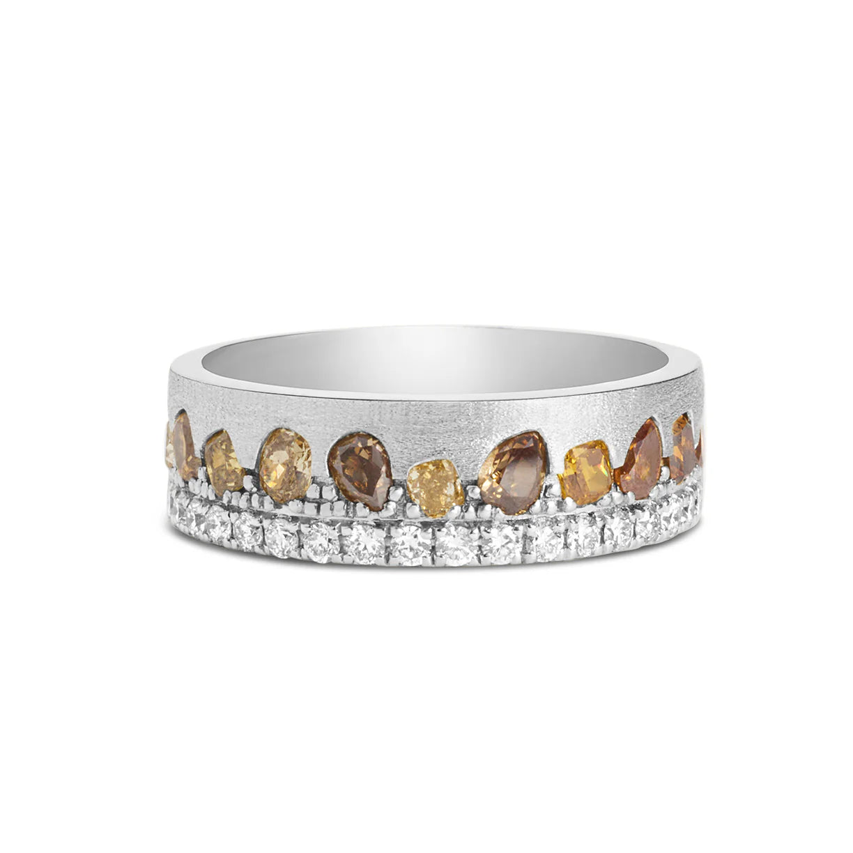 Fancy Diamond Confetti Stack 6mm Cigar Band