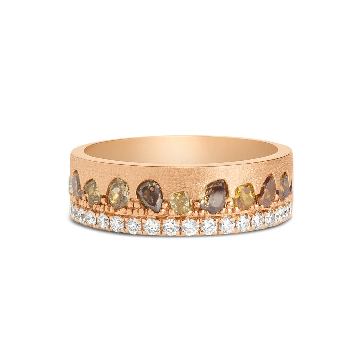 Fancy Diamond Confetti Stack 6mm Cigar Band