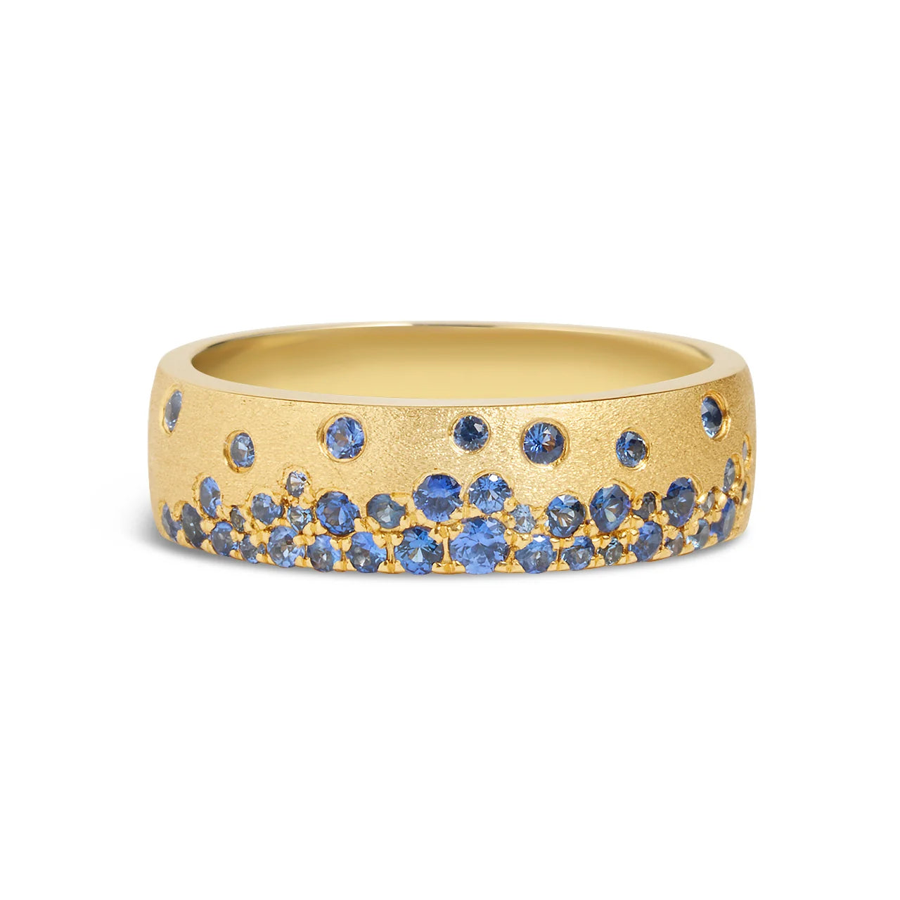 Sapphire Confetti 5.7mm Cigar Band