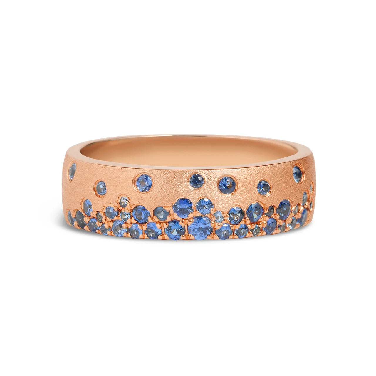 Sapphire Confetti 5.7mm Cigar Band