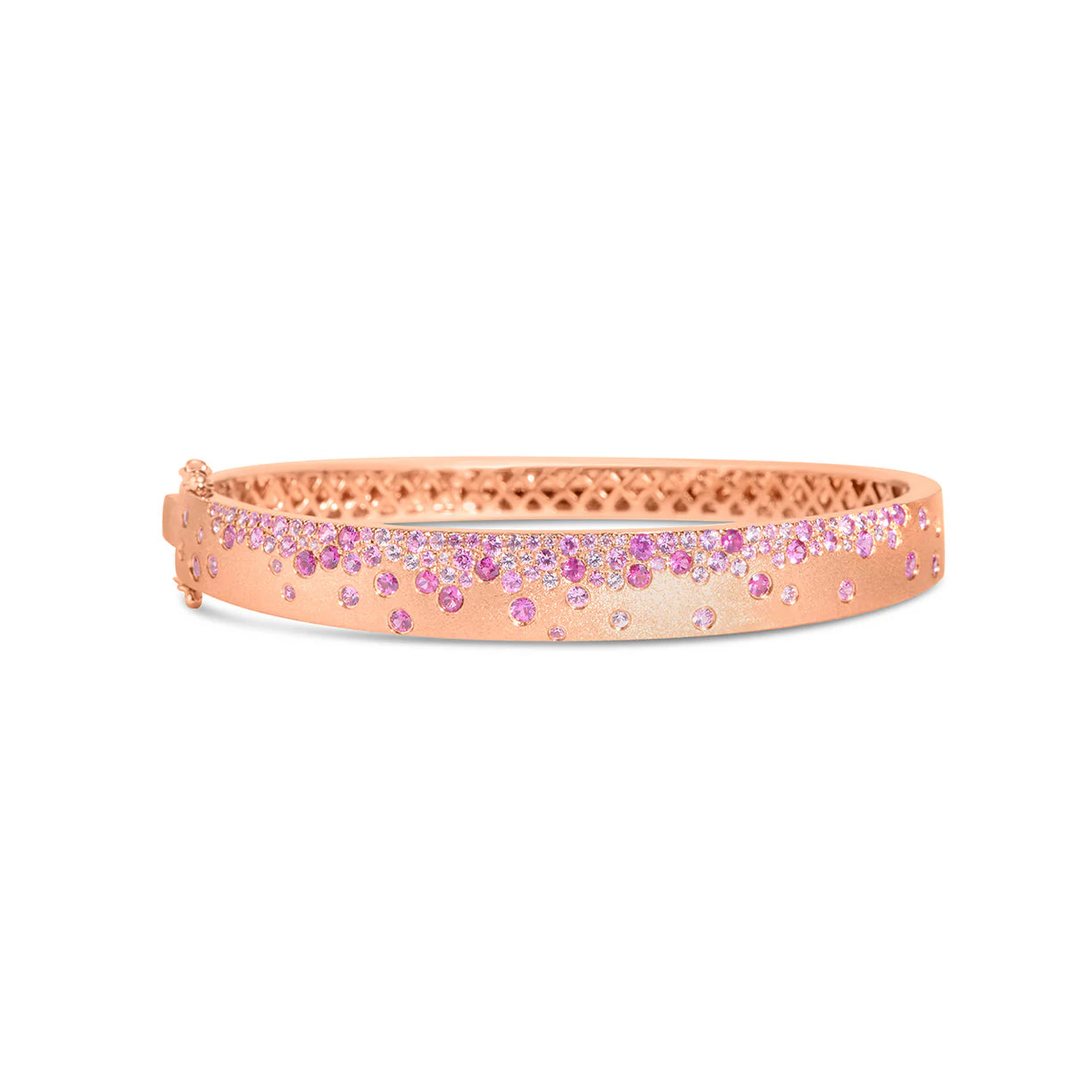 Pink Sapphire & Ruby Confetti Signature Bangle
