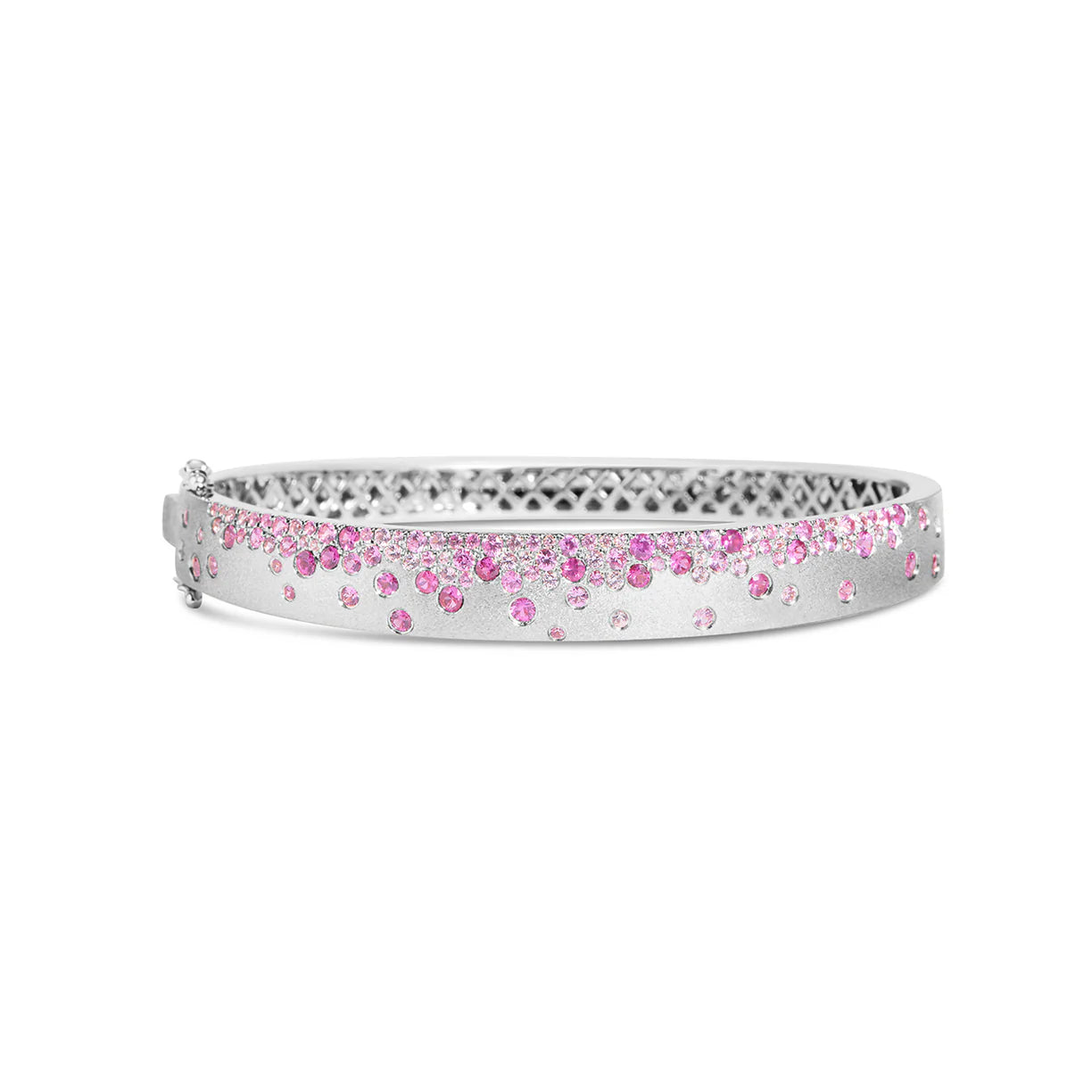 Pink Sapphire & Ruby Confetti Signature Bangle