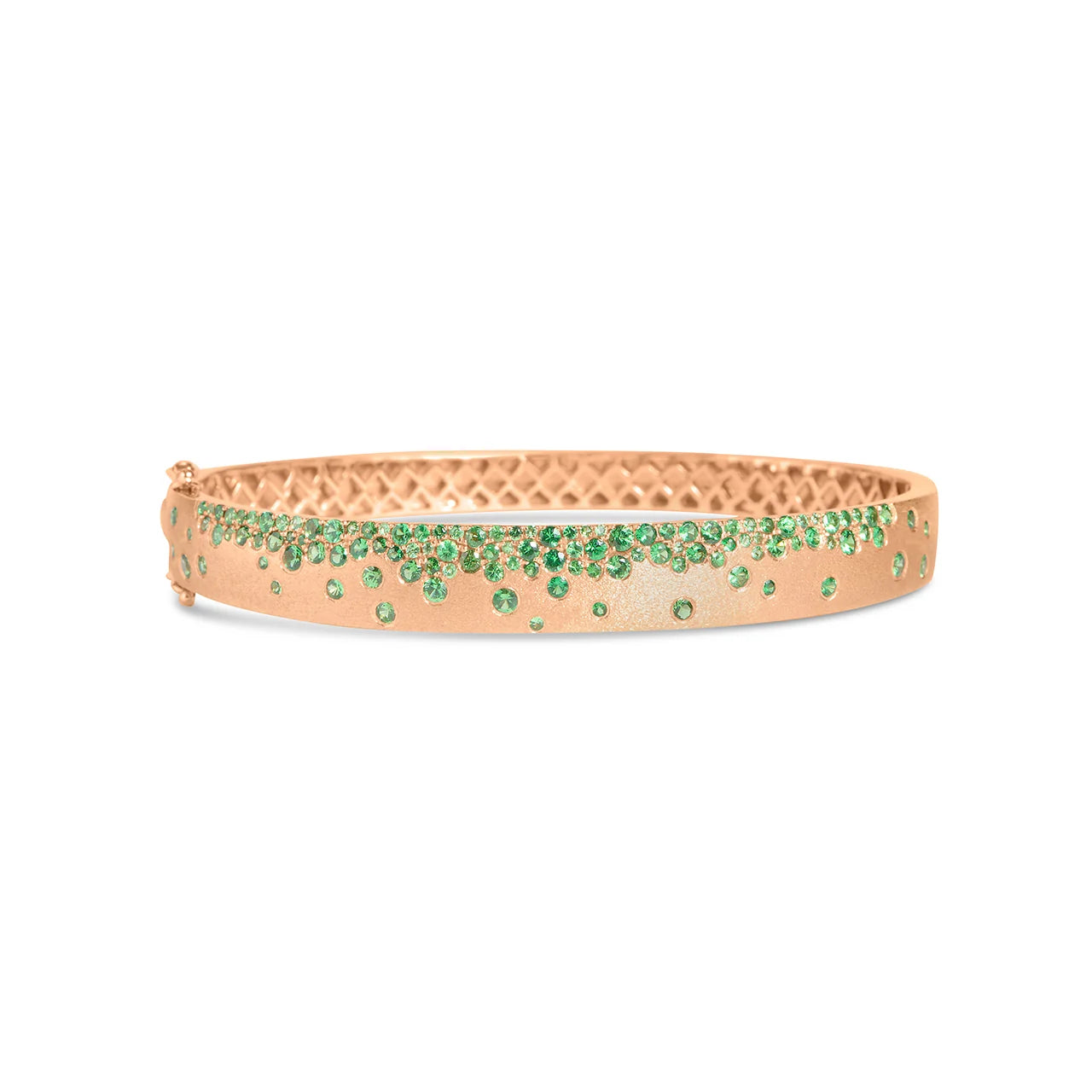 Tsavorite Confetti Signature Bangle