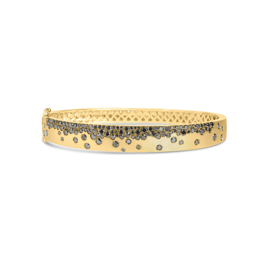 Black Diamond Confetti Signature Bangle